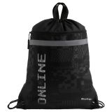 Мешок для обуви 1 отделение Berlingo "Online", 360*460мм, вентиляционная сеточка , светоотражающая лента, карман на молнии