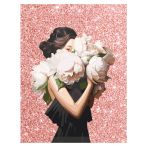 Картина по номерам на холсте с глиттером ТРИ СОВЫ "Тайна взгляда", 30*40, с акриловыми красками и кистями