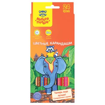 Карандаши цветные Мульти-Пульти 
