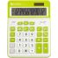 Калькулятор настольный Eleven CDC-120-WH/GN, 12 разрядов, двойное питание, 155*206*38мм, белый/салатовый